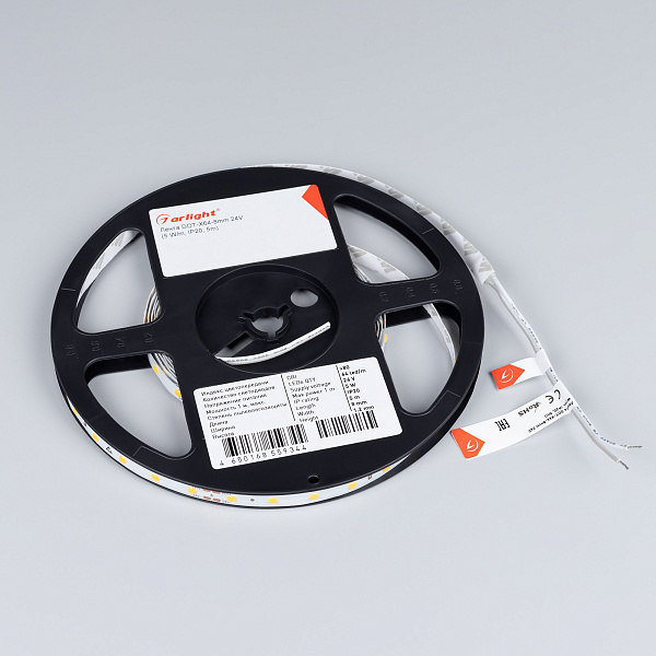Светодиодная лента DOT-X64-8mm 24V White6000 (5 W/m, IP20, 5m) (Arlight, Открытый) Lednikoff