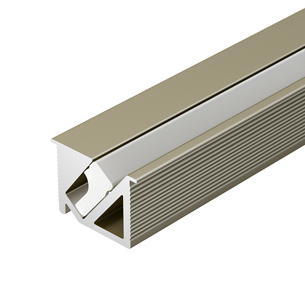 Профиль SL-BEVEL-H10-F14-2000 ANOD OLIVE GREY (Arlight, Алюминий) Lednikoff