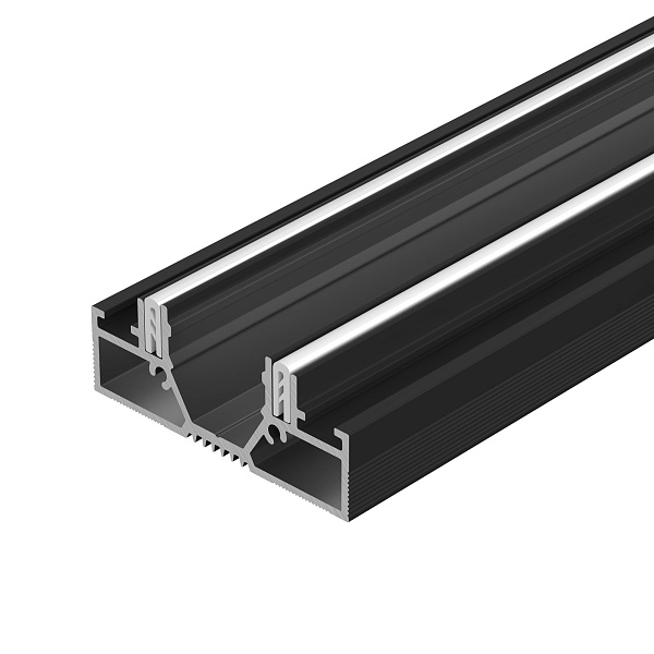 Профиль STRETCH-20-CEIL-D-CENTER-2000 BLACK (Arlight, Алюминий) Lednikoff