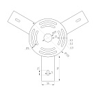 Светильник SP-RONDO-R250-30W Warm3000 (BK, 120 deg, 230V) (Arlight, IP40 Металл, 3 года) Lednikoff