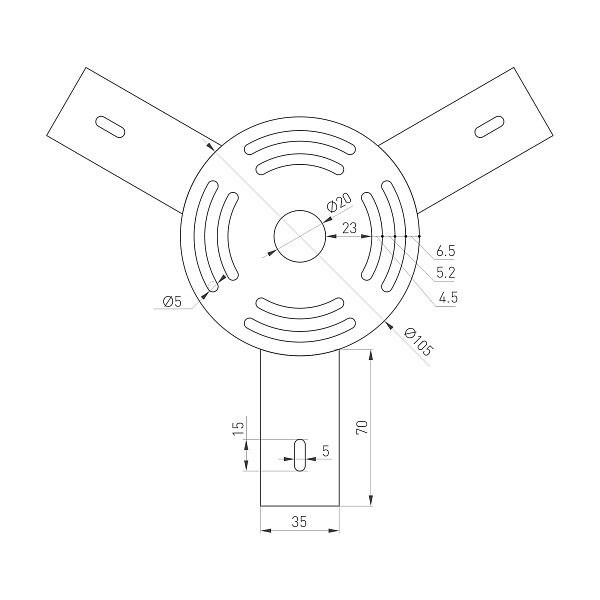 Светильник SP-RONDO-R250-30W Warm3000 (BK, 120 deg, 230V) (Arlight, IP40 Металл, 3 года) Lednikoff
