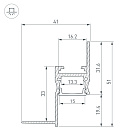 Профиль ARH-СEIL-S14-SHADOW-3000 WHITE (Arlight, Алюминий) Lednikoff
