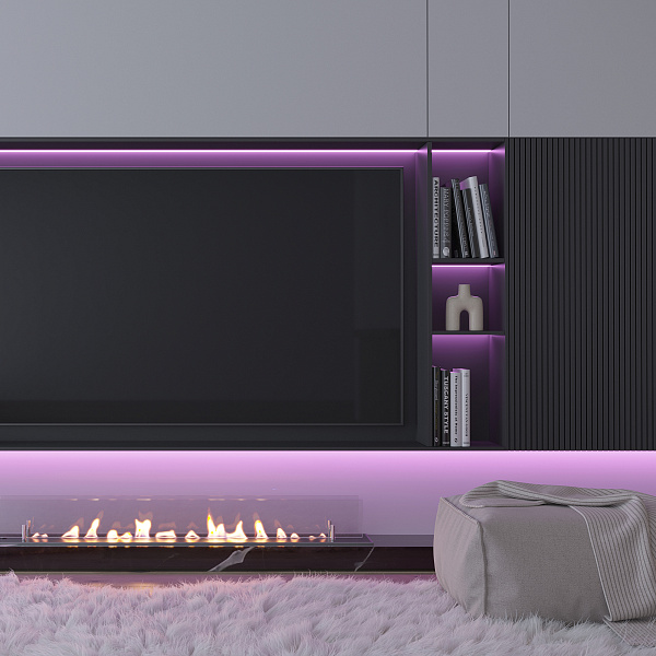 Светодиодная лента RT-H96-5mm 24V RGBW-Warm-4-in-1 (10 W/m, IP20, 5m) (Arlight, узкая) Lednikoff