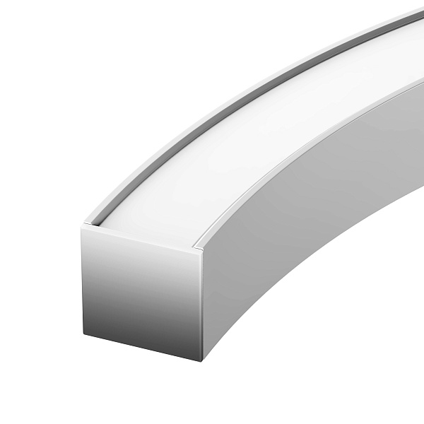 Профиль LINE-3535-BENT-SIDE-2000 ANOD (Arlight, Алюминий) Lednikoff