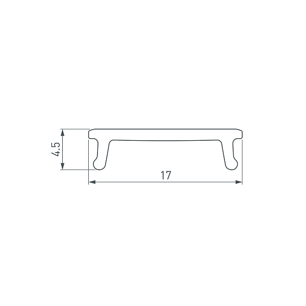 Экран СEIL-S14-SHADOW-2000 FLAT OPAL (Arlight, Пластик) Lednikoff