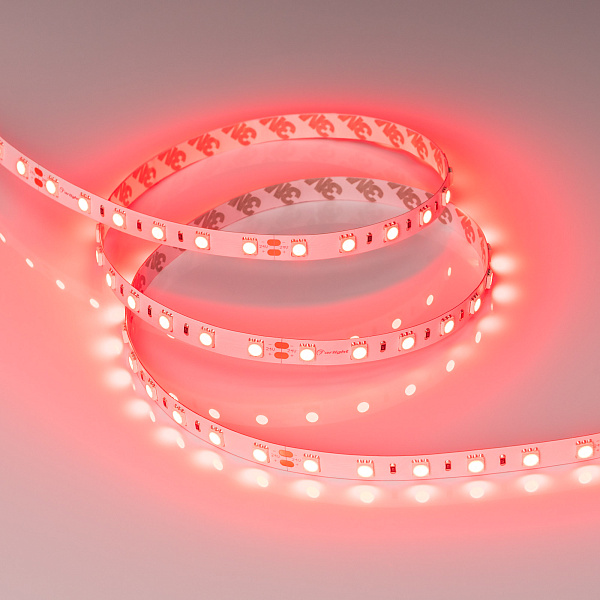 Светодиодная лента RT-B60-10mm 24V Red (14.4 W/m, IP20, 5060, 5m) (Arlight, Открытый) Lednikoff