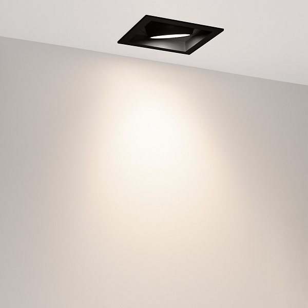 Светильник MS-VORTEX-BUILT-S140x140-30W Day4000 (BK-BK, 50 deg, 230V) (Arlight, IP20 Металл, 5 лет) Lednikoff
