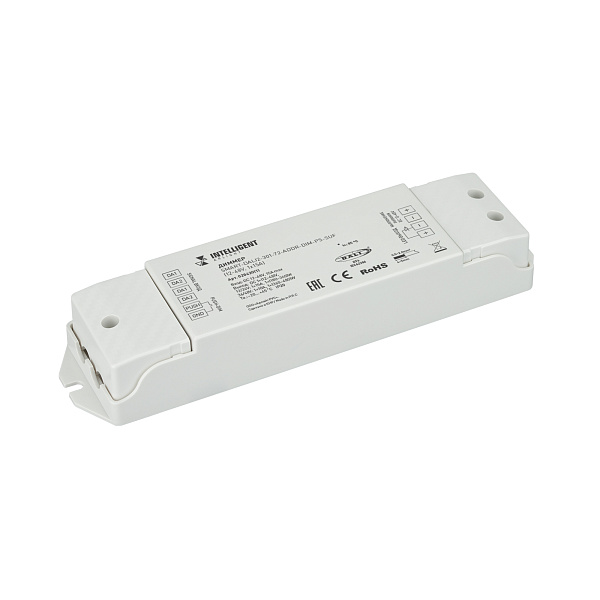 INTELLIGENT ARLIGHT Диммер SMART-DALI2-301-72-ADDR-DIM-PS-SUF (12-48V, 1x15A) (IARL, IP20 Пластик, 5 лет) Lednikoff