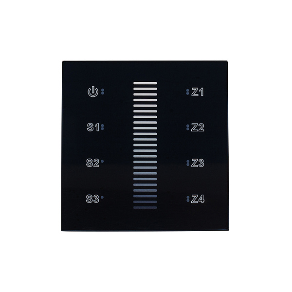 Панель Sens SR-2830A-RF-IN Black (220V,DIM,4 зоны) (Arlight, IP20 Пластик, 3 года) Lednikoff