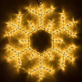 Фигура светодиодная ARD-SNOWFLAKE-M5-600x600-360LED Warm (230V, 20W) (Ardecoled, IP65, 1 год)