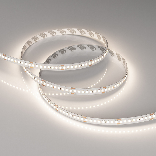 Светодиодная лента RT-A192-10mm 24V Day4000 (17.6 W/m, IP20, 2835, 5m) (Arlight, высок.эфф.150 лм/Вт) Lednikoff