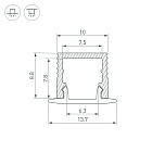 Профиль SL-MINI-10-2000 BLACK (Arlight, Алюминий) Lednikoff
