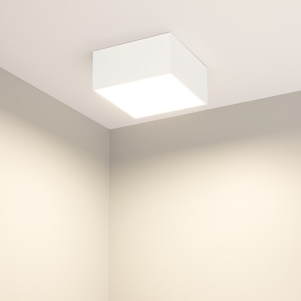 Светильник SP-QUADRO-S120x120-13W Warm3000 (WH, 120 deg, 230V) (Arlight, IP40 Металл, 3 года) Lednikoff