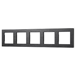 Рамка алюминиевая FRM-PRESTO-ALS-5-BK (Arlight, -)