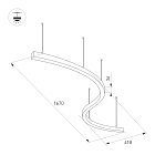 Светильник SP-LINE-HANG ARC-S3535-D800-65W Day4000 (WHITE, 230V) (Arlight, Металл) Lednikoff