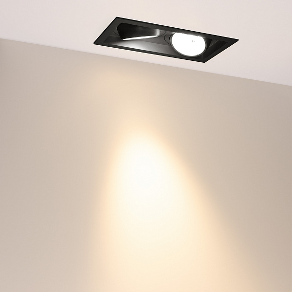 Светильник MS-VORTEX-BUILT-S250x140-2x30W Warm3000 (BK-BK, 30 deg, 230V) (Arlight, IP20 Металл, 5 лет) Lednikoff