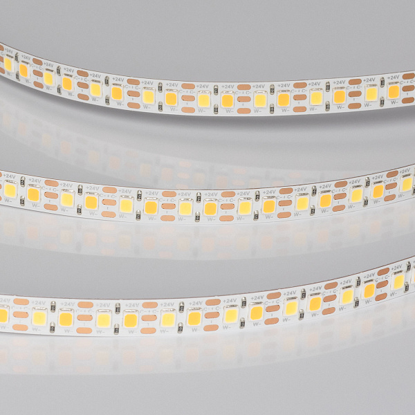 Светодиодная лента UL-A168-8mm 24V White-MIX-CX2 (18 W/m, IP20, 5m) (Arlight, резка 2 светодиода) Lednikoff