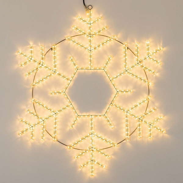 Фигура светодиодная ARD-SNOWFLAKE-M10-1000x900-504LED Warm (230V, 31W) (Ardecoled, IP65) Lednikoff