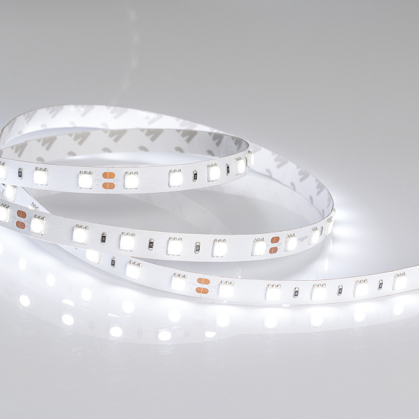 Светодиодная лента RTW 2-5000NC 24V White6000 2x (5060, 300 LED, LUX) (Arlight, 14.4 Вт/м, IP65) Lednikoff