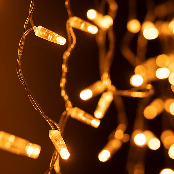 Светодиодная гирлянда ARD-EDGE-CLASSIC-2400x600-CLEAR-88LED-STD Yellow (230V, 6W) (Ardecoled, IP65) Lednikoff