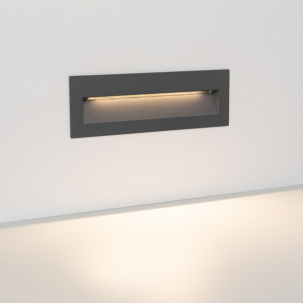 Светильник LTD-TRAIL-S226x76-8W Warm3000 (GR, 65 deg, 230V) (Arlight, IP65 Металл, 3 года) Lednikoff