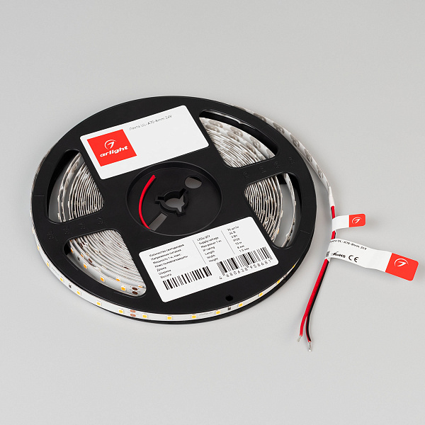 Светодиодная лента UL-A70-8mm 24V Day4000 (3 W/m, IP20, 10m) (Arlight, 7 лет) Lednikoff