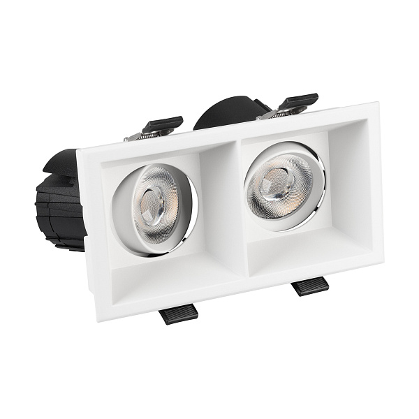 Светильник MS-FLOW-BUILT-S157x85-2x12W Warm3000 (WH, 38 deg, 230V) (Arlight, IP20 Металл, 5 лет) Lednikoff