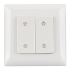 Панель SMART-P46-DIM-P-SUF (3V, 1 зона, Knob, 2.4G) (Arlight, Пластик) Lednikoff