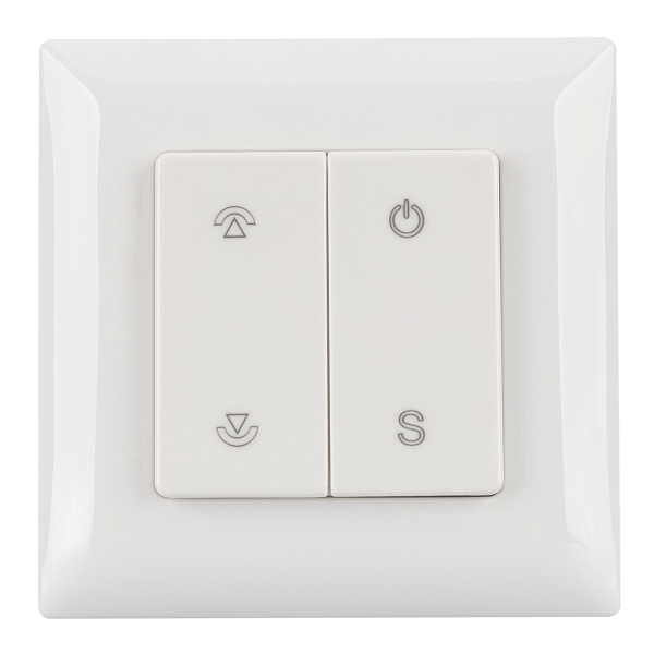 Панель SMART-P46-DIM-P-SUF (3V, 1 зона, Knob, 2.4G) (Arlight, Пластик) Lednikoff