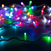 Светодиодная гирлянда ARD-STRING-CLASSIC-10000-WHITE-100LED-MILK-SYNC RGB (230V, 6.5W) (Ardecoled, IP65, 1 год)