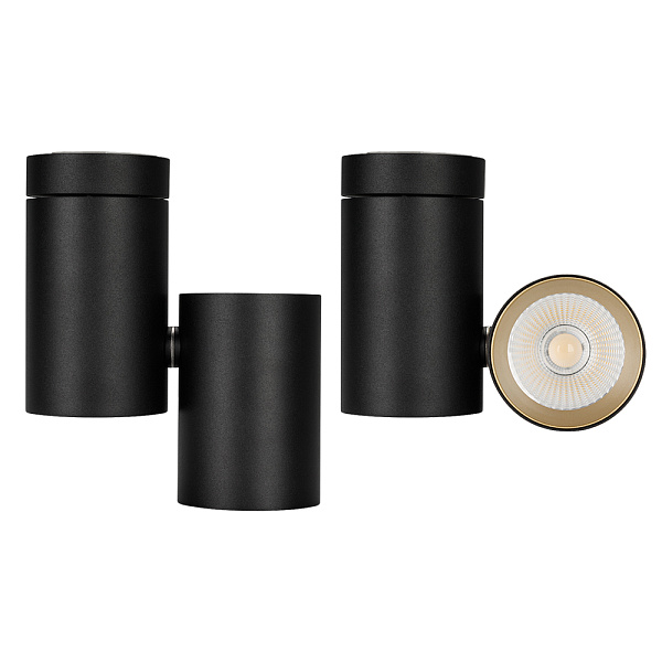 Корпус SP-POLO-SURFACE-TURN-R85 (BK, 1-3, 350mA) (Arlight, IP20 Металл, 3 года) Lednikoff