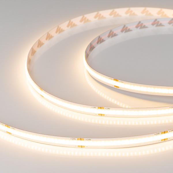 Светодиодная лента COB-X378-8mm 24V Warm3000 (11 W/m, IP20, 5m) (Arlight, -) Lednikoff