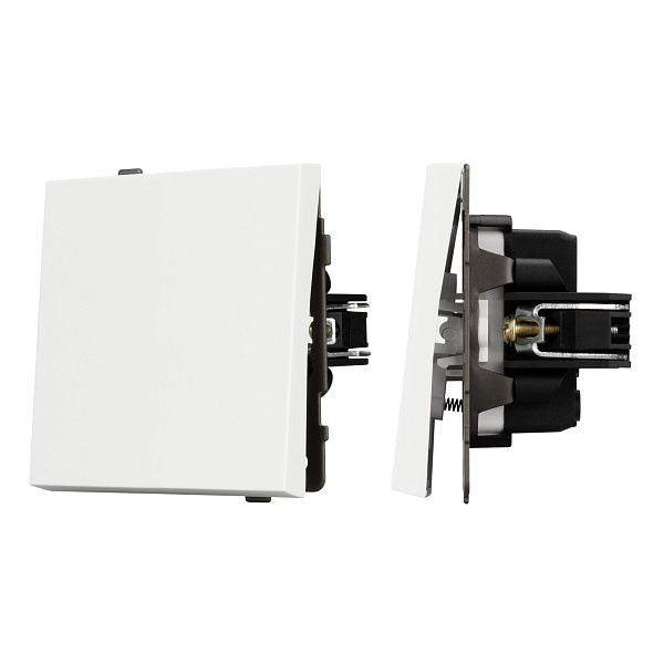Механизм звонкового выключателя SWT-TENDO-MKR1-SFPL-WH (230V, 10A) (Arlight, Матовый белый) Lednikoff