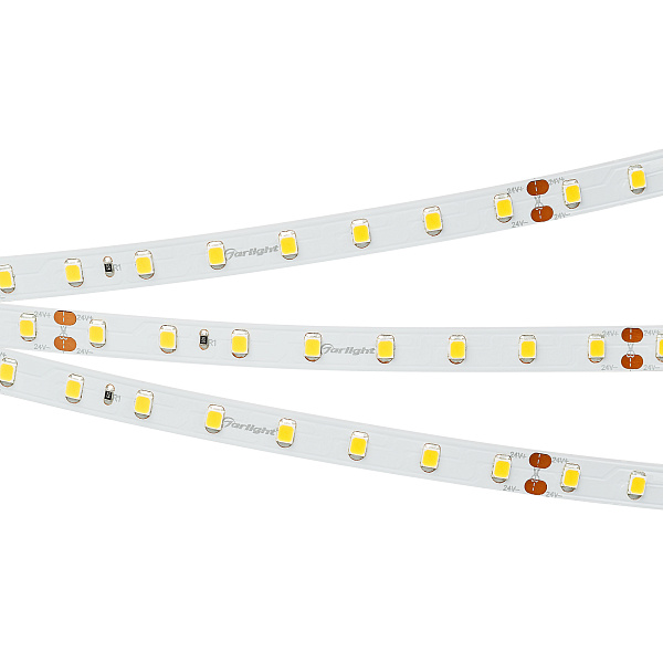 Светодиодная лента RT 2-5000 24V Warm3000 (2835, 80 LED/m, LUX) (Arlight, 6 Вт/м, IP20) Lednikoff