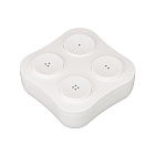 INTELLIGENT ARLIGHT Панель TUYA-228-4-RF-WH-SUF (kinetic, 433MHz) (IARL, IP20 Пластик, 3 года) Lednikoff