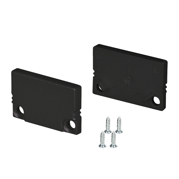 Заглушка SL-SLIM20-H13 BLACK глухая (Arlight, Пластик) Lednikoff