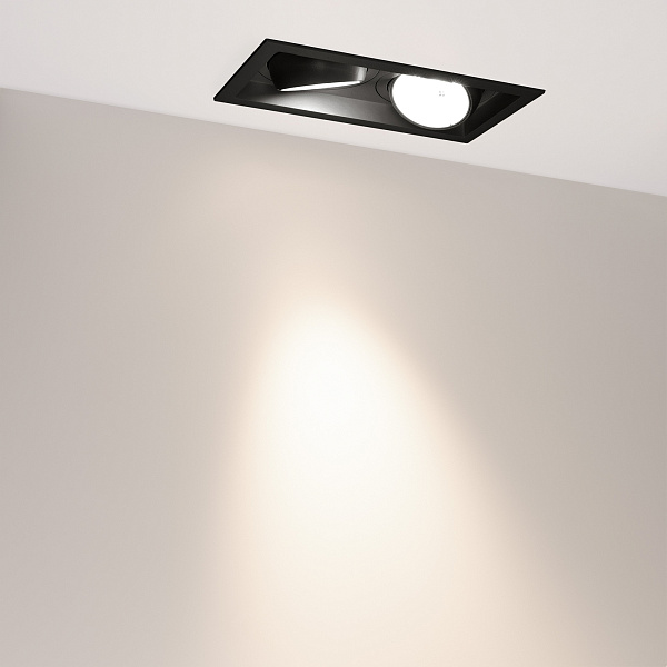 Светильник MS-VORTEX-BUILT-S250x140-2x30W Day4000 (BK-BK, 30 deg, 230V) (Arlight, IP20 Металл, 5 лет) Lednikoff