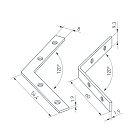 Соединитель профиля LINE-6070-L120 Set (Arlight, Металл) Lednikoff