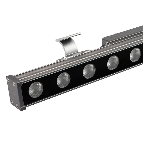 Линейный прожектор AR-LINE-760-18W Warm2700 (GR, 15 deg, 230V) (Arlight, IP65 Металл, 3 года) Lednikoff