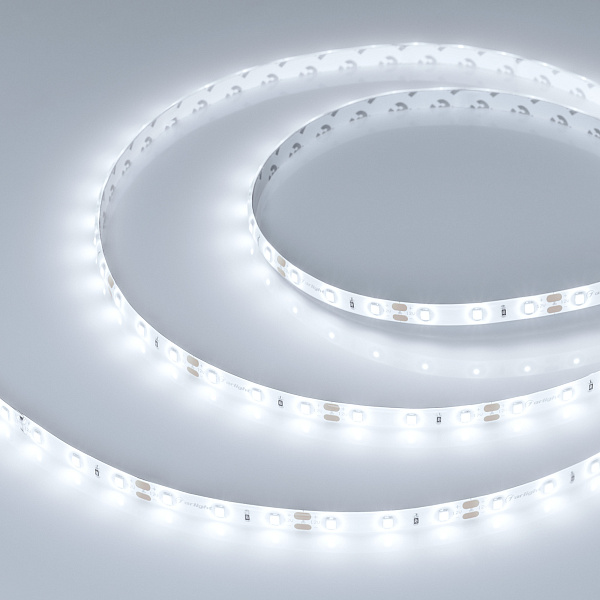 Светодиодная лента герметичная RTW-SE-A60-8mm 12V White6000 (4.8 W/m, IP65, 2835, 5m) (Arlight, 4.8 Вт/м, IP65) Lednikoff