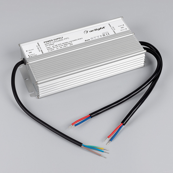 Блок питания ARPV-UH24800-PFC (24V, 33.3A, 800W) (Arlight, IP67 Металл, 7 лет) Lednikoff