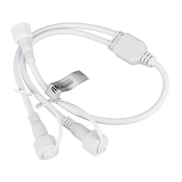 Коннектор питания ARD-CLASSIC-SYNC-RGB White (230V, 2 ports) (Ardecoled, Закрытый) Lednikoff