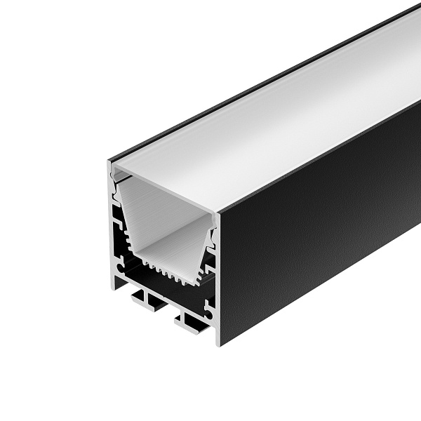 Профиль LINE-3535-TRAY-2000 BLACK (Arlight, Алюминий) Lednikoff