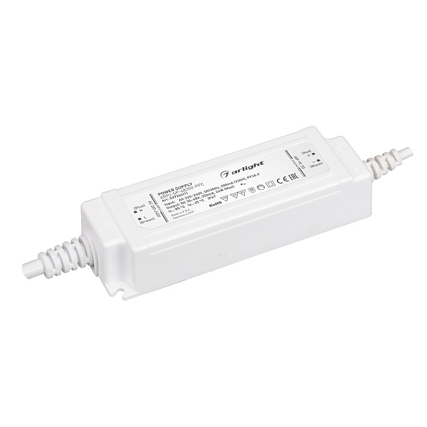 Блок питания ARPJ-SP-68350-PFC (24W, 34-68V, 0.35A) (Arlight, IP67 Пластик, 5 лет) Lednikoff