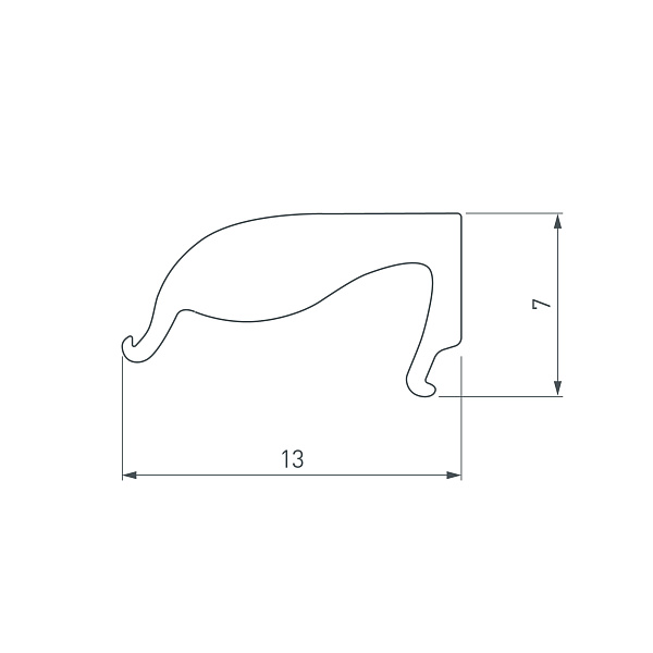 Экран ARH-PLINTUS-2000 Opal (Arlight, Пластик) Lednikoff