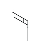 Кронштейн OXOR-SG2-1300x76-L1500 BLACK (Arlight, Сталь) Lednikoff