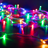 Светодиодная гирлянда ARD-STRING-CLASSIC-10000-WHITE-100LED-LIVE RGB (230V, 7W) (Ardecoled, IP65, 1 год)