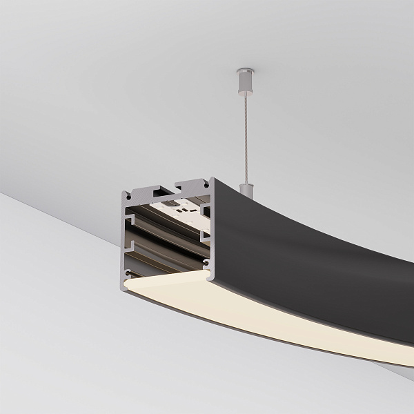 Профиль SL-ARC-3535-D3000-A45 SILVER (1180мм, дуга 1 из 8) (Arlight, Алюминий) Lednikoff