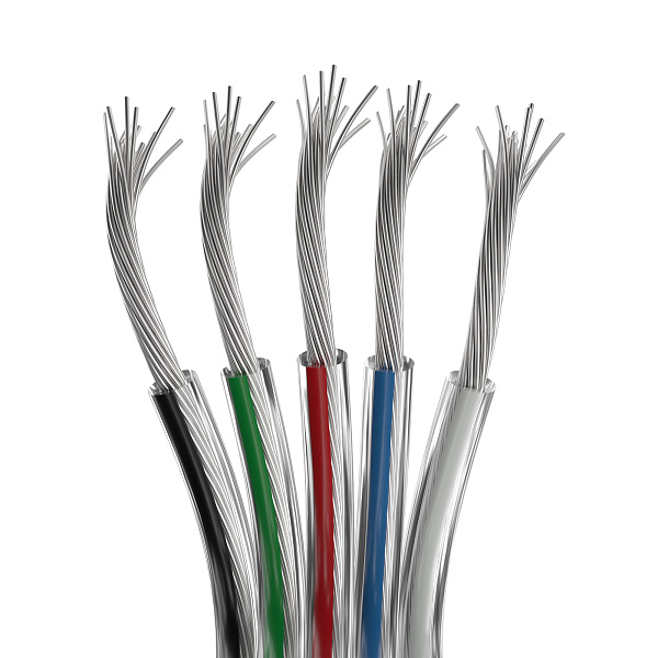 Шлейф питания ARL-20AWG-CLEAR-5Wire-CU (Arlight, -) Lednikoff