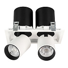 Светильник LTD-PULL-S110x210-2x10W Warm3000 (WH, 24 deg, 230V) (Arlight, IP20 Металл, 5 лет) Lednikoff